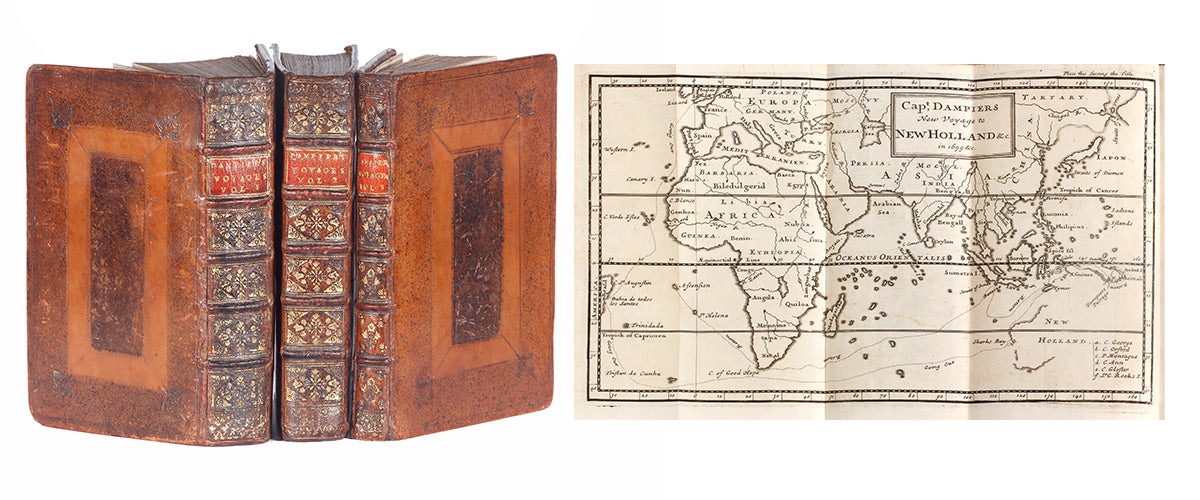 A set of Dampier's voyages, complete to 1703 with the
