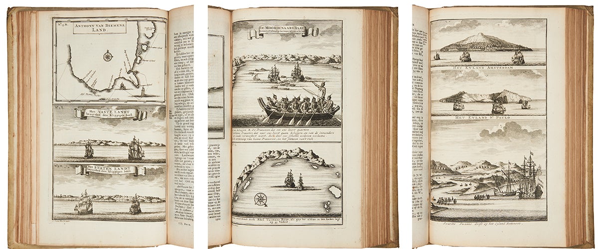 Francois Valentijn’s "Oud en Nieuw Oost-Indiën…" with the earliest coastal profiles of Tasmania