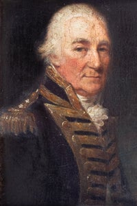A fine portrait of Admiral John Hunter