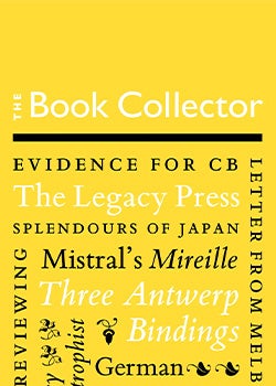 The Whitmont Collection: a review in "The Book Collector"