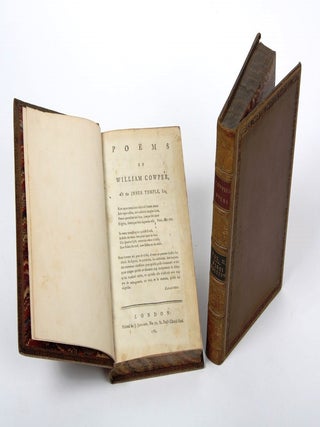 Item #2408092 Poems by William Cowper of the Inner Temple. William COWPER