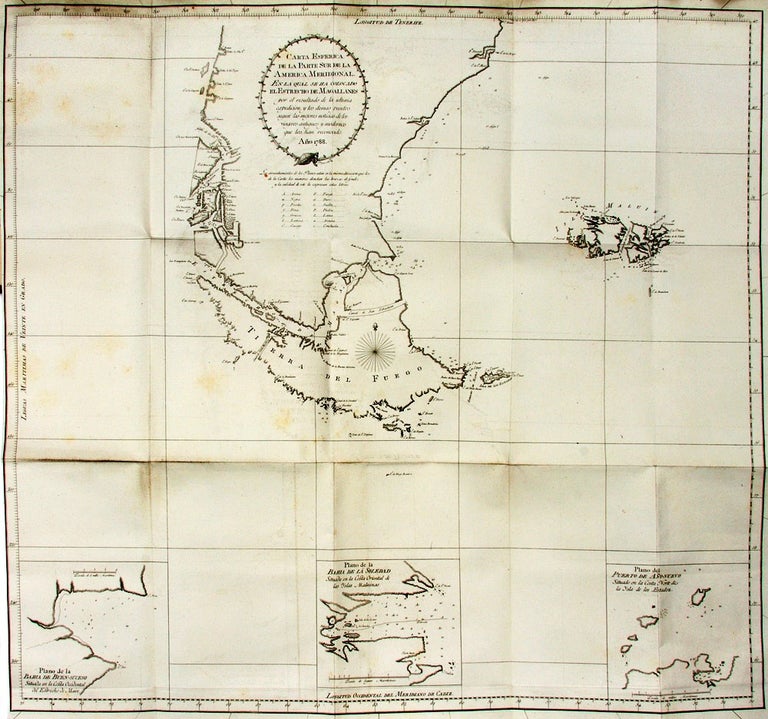 Item #2708028 Relación del último viage al Estrecho de Magallanes de la fragata de S.M. Santa María de la Cabeza en los años de 1785 y 1786… [and] Apéndice a la Relacion…. CORDOBA, José de VARGAS Y. PONCE.