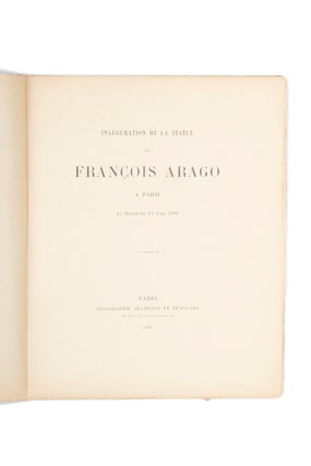 Item #2905335 Inauguration de la Statue de François Arago a Paris Le Dimanche 11 Juin 1893....
