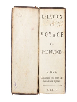 Item #3005421 Relation du Voyage de l'Isle d'Eutopie. François LEFEBVRE, E R. V F. L
