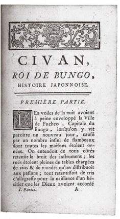 Civan, Roi de Bungo, Histoire Japonnaise, ou Tableau de l'Education d'un Prince.