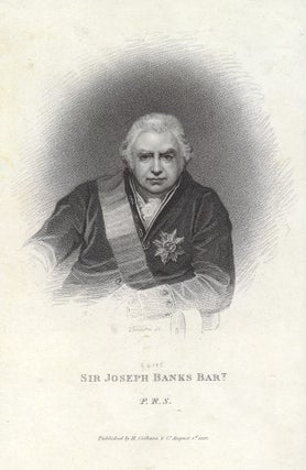 Item #3007735 Sir Joseph Banks Bart. PORTRAIT, James THOMSON, engraver