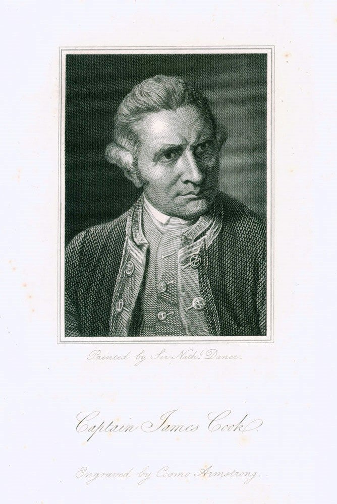 Item #3007741 Captain James Cook. Cosmo ARMSTRONG, after Nathaniel DANCE.