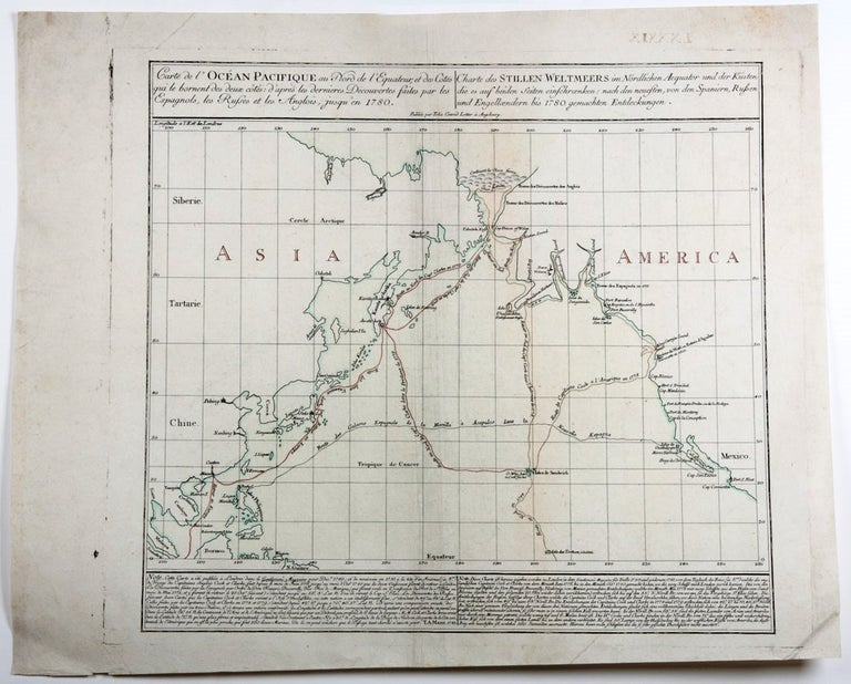 Item #3211625 Carte de l'Océan Pacifique…. Tobias Conrad LOTTER.