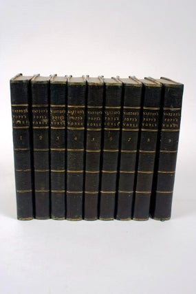 Item #3306798 The Works of Alexander Pope Esq. in Nine Volumes, Complete. Alexander POPE