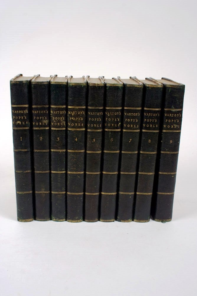 Item #3306798 The Works of Alexander Pope Esq. in Nine Volumes, Complete. Alexander POPE.