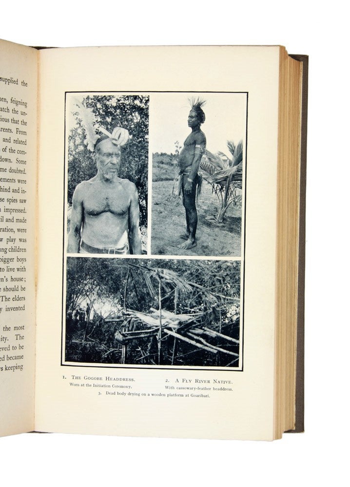 Item #3602338 Among Papuan Headhunters. An account of the manners & customs of the old Fly River headhunters, with a description of the secrets of the initiation ceremonies divulged by those who have passed through all the different orders of the craft, by one who has spent many years in their midst. Rev. Edward Baxter RILEY.