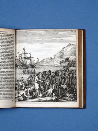 De rampspoedige scheepvaart der Franschen naar Oostindien. Onder't beleit van de Heer Generaal Augustyn van Beaulieu, met drie Schepen, uit Normandyen.
