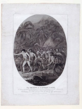 Item #3603426 The Death of Captain Cook, In February 1779 by the murdering Dagger of a Barbarian...