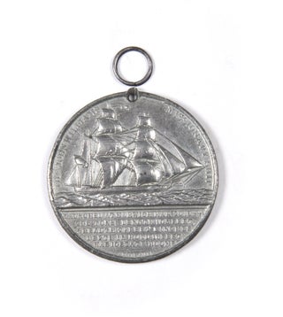 Item #3808826 Medallion commemorating the Missionary Ship "John Williams" LONDON MISSIONARY SOCIETY