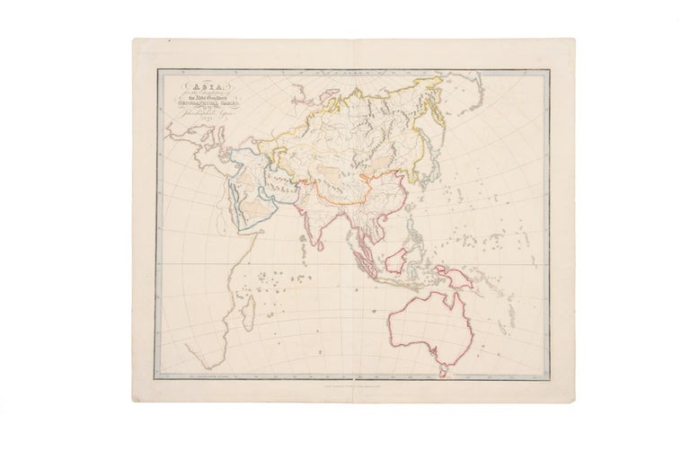 Item #3809889 Asia for the Elucidation of the Abbé Gaultier's Geographical Games. Abbé GAULTIER.
