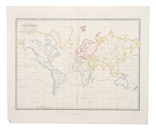 Item #3809892 A Plane Chart of the World on Mercator's Projection, With the Tracks & Discoveries...