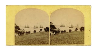 Item #3909313 Flying Squadron on the Derwent River. STEREOSCOPE, Samuel CLIFFORD, attributed