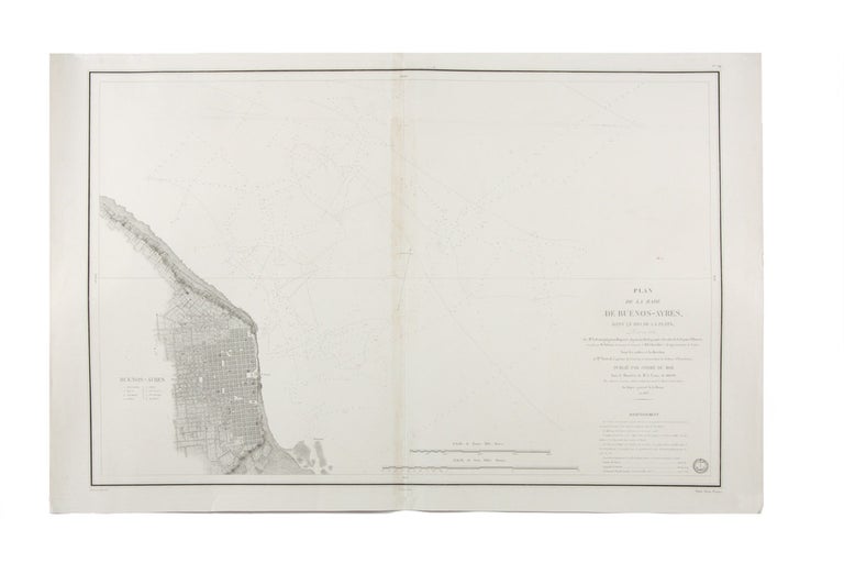 Item #3912525 Plan de la rade de Buenos-Ayres dans le Rio de la Plata, levé en 1831. Gabriel-Cyprien LEBOURGUIGNON-DUPERRE.