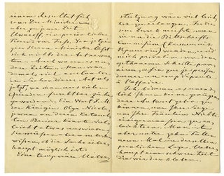 Autograph letter signed "Fr. Luetke", to Russian Privy councillor Von Adelung.