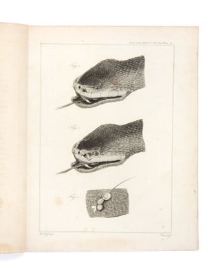 Item #4007879 Observations on the Orifices found in certain Poisonous Snakes…. HUNTERIAN...