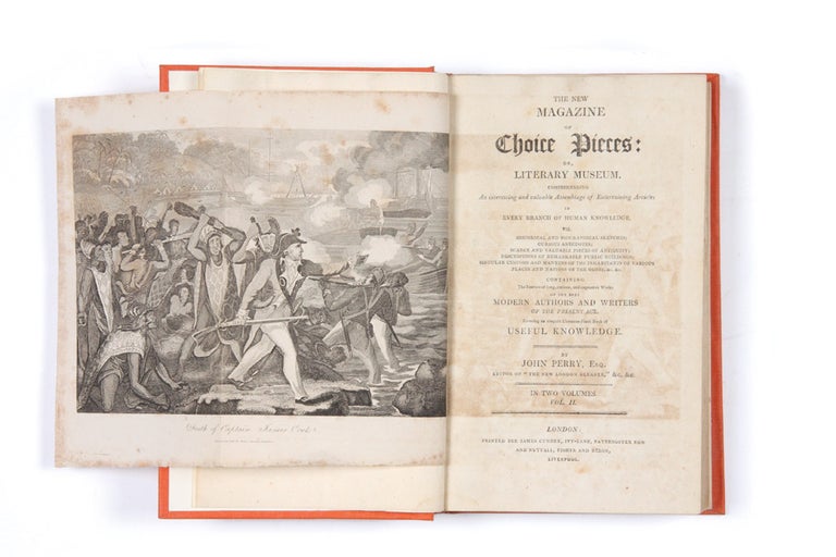 Item #4012370 "The Life, and particulars of the death, of the late circumnavigator, Captain James Cook" [in] The New Magazine of Choice Pieces; or Literary Museum. KIPPIS, John PERRY.