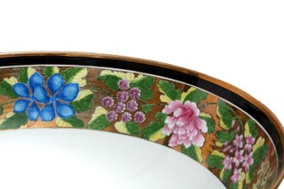 A handmade replica of the precious original "Sydney Punchbowl", the antique Chinese porcelain bowl in the State Library of New South Wales.