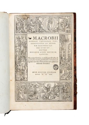 Item #4104513 In somnium Scipionis Libri duo: et septem eiusdem libri Saturnaliorum. Ambrosius...