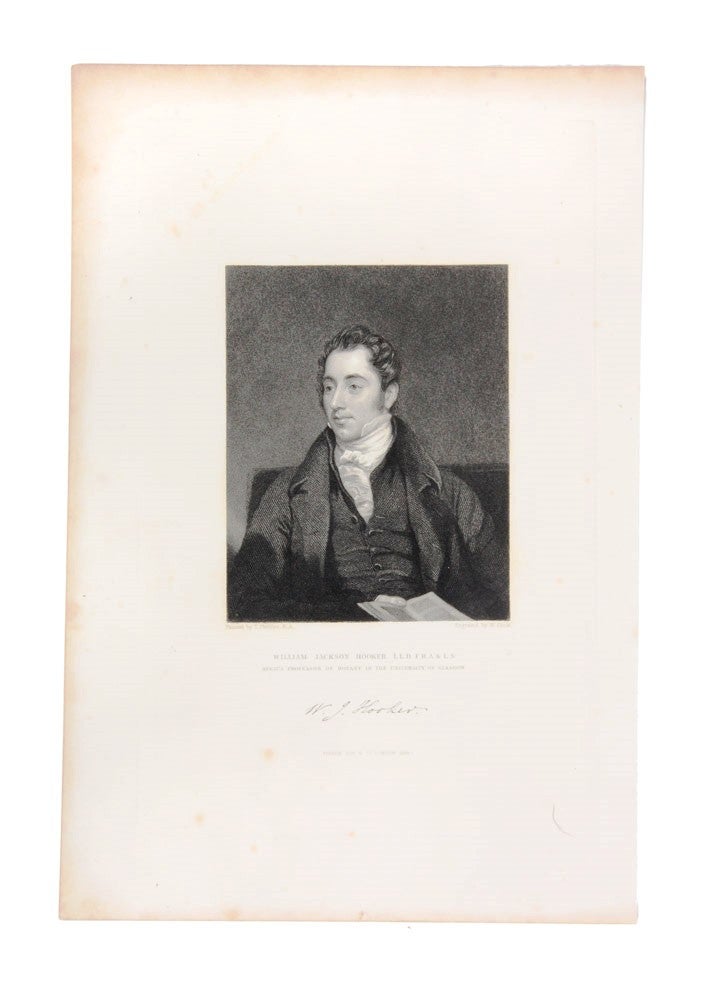 Item #4109665 William Jackson Hooker. H. COOK, after Thomas Phillips R. A.