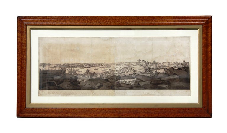 Item #4202818 New South Wales. View of Sydney from the West Side of the Cove No. 1 [and] No. 2. MANN, John EYRE.