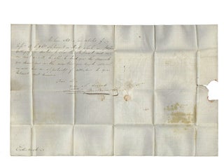 Letter sent via 'Katherine Stewart Forbes' convict ship to Andrew Scott of Edinburgh.