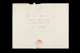 Autograph letter signed, to Vicomte Charles Morel de Vinde regarding the d'Entrecasteaux voyage publication.