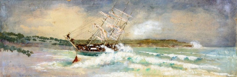 Item #4209095 The Wreck of 'The Hereward' Maroubra Beach, Sydney. M. CLARKE.