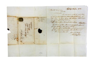 Item #4211216 ALS concerning sale of fruit and wine from Cape Town to Hovil & Sons in London....