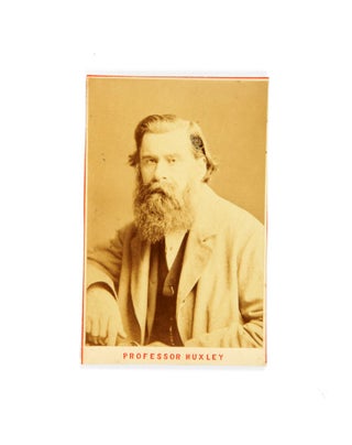 Item #4304404 Photographic Carte de visite portrait of T.H. Huxley. RATTLESNAKE, Thomas Henry HUXLEY