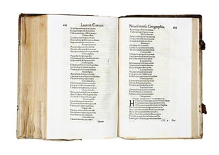 Dominici Marii Nigri Veneti Geographiae commentariorum libri XI: nunc primum in lucem magno studio editi… Una cum Laurentii Corvini novoforensis geographia. Et Strabonis epitome per D. Hieronymum Gemusaeum translata, quam adiecimus ut quo cum Marium hunc nostrum lector conferat, habeat.