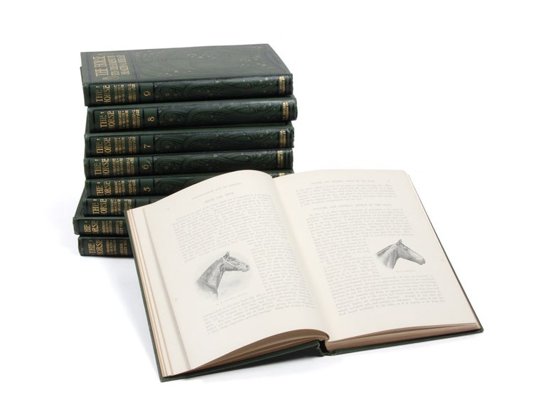 Item #4403214 The Horse. Its treatment in health and disease, with a complete guide to breeding, training and management. Professor J. Wortley AXE.