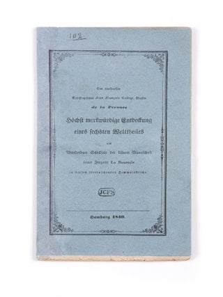 Item #4504215 Des muthvollen Schiffcapitains Jean Francois Galoup, Grafen de la Perouse, höchst...