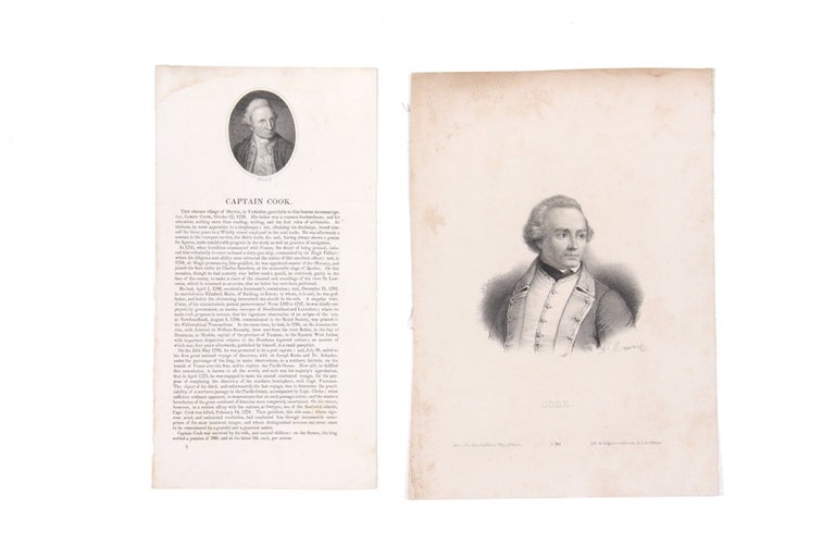 Item #4504221 Captain Cook. Antoine MAURIN, lithographer.