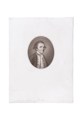 Item #4504227 Sepia Portrait of Capt. James Cook. COOK: PORTRAIT, John WEBBER, Francesco BARTOLOZZI