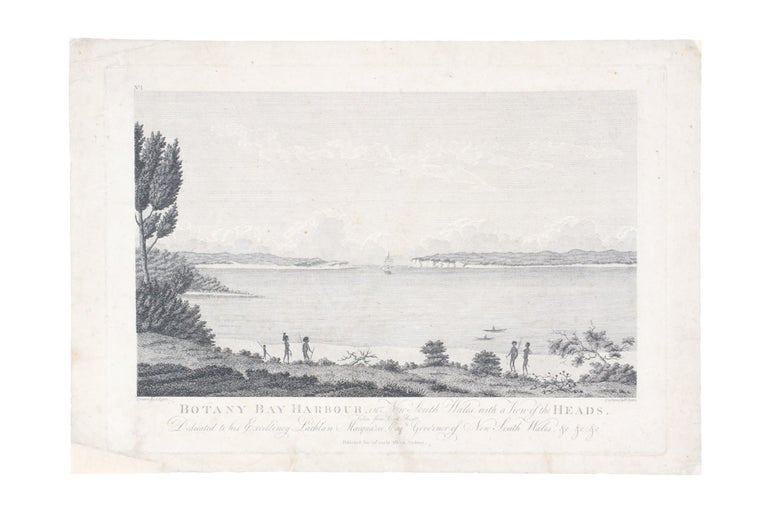 Item #4504661 Botany Bay Harbour, in New South Wales: with a View of the Heads. Absalom WEST, after John EYRE, Publisher.