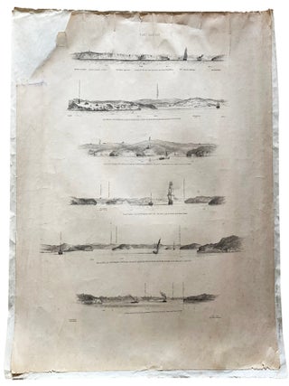 Item #4504726 Chart of six coastal profiles of Port Jackson observed from HMS Herald.....