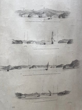 Chart of six coastal profiles of Port Jackson observed from HMS Herald.