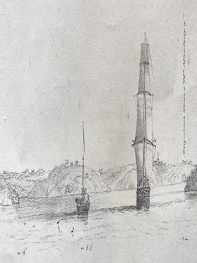 Chart of six coastal profiles of Port Jackson observed from HMS Herald.