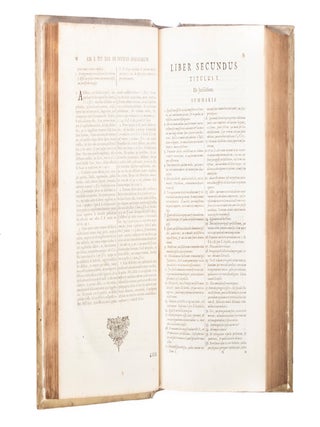 Commentarius ad Pandectas. in quo pr&aelig;ter Romani juris principia ac controversias illustriores, jus etiam hodiernum, & pr&aelig;cipu&aelig; fori qu&aelig;stiones excutiuntur&hellip;