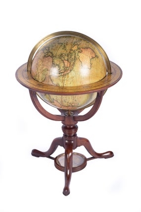 Pair of Globes: Cary's New Terrestrial Globe, delineated from the best authorities extant. Exhibiting the late discoveries towards the North Pole and every improvement in Geography to the present time. [&] Cary's New Celestial Globe on which are correctly laid down upwards of 3,500 stars. Selected from the most accurate observations and calculated for the year 1800. With the extent of each Constellation precisely defined by Mr. Gilpin of the Royal Society.