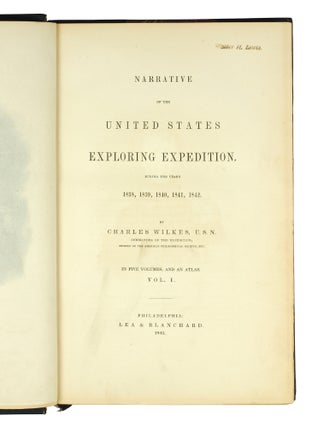 Narrative of the United States Exploring Expedition. During the years 1838, 1839, 1840, 1841, 1842…