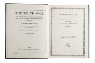 Item #5000564 Antarctic Miscellany. Books, Periodicals & Maps relating to the Discovery and...