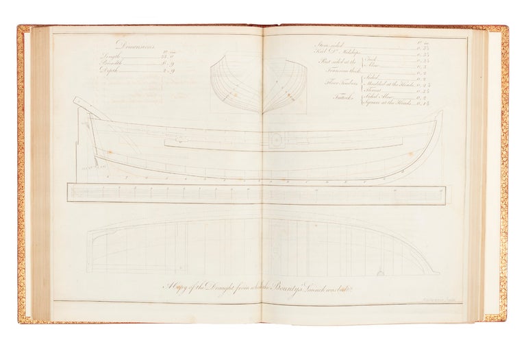Item #5000660 A Voyage to the South Sea, undertaken by Command of His Majesty, for the purpose of conveying the Bread-fruit Tree to the West Indies, in His Majesty's Ship the Bounty… including an account of the mutiny on board the said ship, and the subsequent voyage of part of the Crew, in the Ship's Boat, from Tifoa, one of the Friendly Islands, to Timor, a Dutch settlement in the East Indies. William BLIGH.
