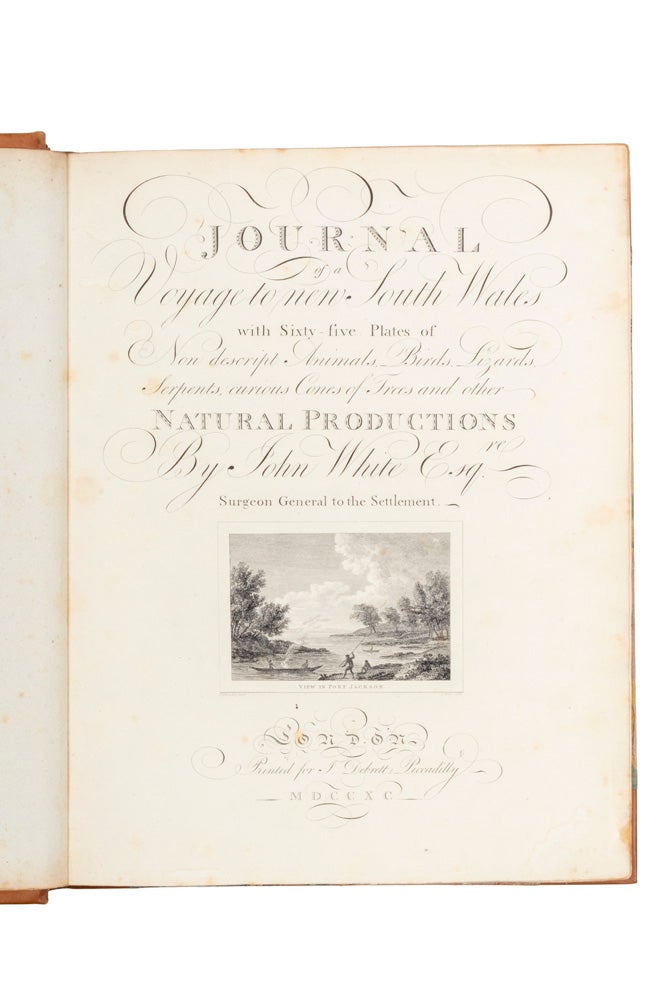 Item #5000662 Journal of a Voyage to New South Wales with sixty-five plates of nondescript animals, birds, lizards, serpents…. John WHITE.