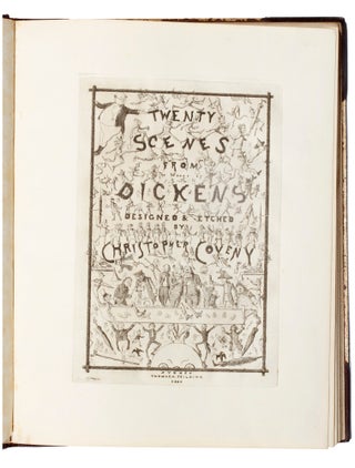 Item #5000690 Twenty Scenes from the Works of Dickens, designed and etched by Christopher Coveny....